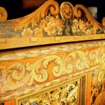 Peinture récupérée sous un repeint de l'orgue
